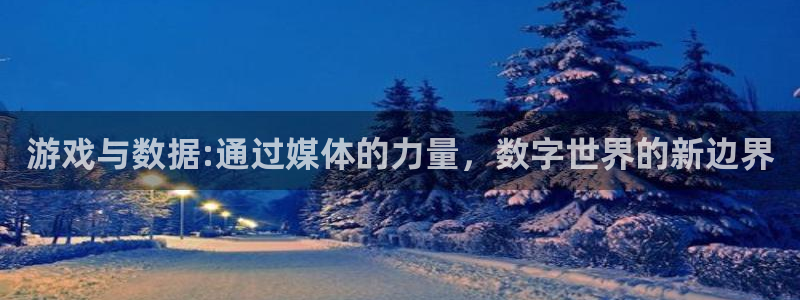 鼎点娱乐网址注册：游戏与数据:通过媒体的力量，数字世界的新边