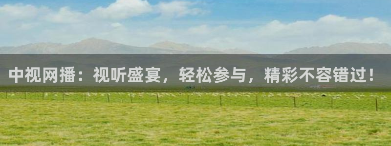 919看球直播app：中视网播：视听盛宴，轻松参与，精彩不容错过！